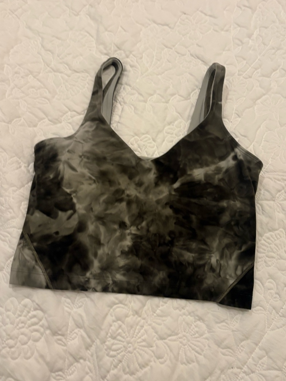 Lululemon Black Tie-Dye Top